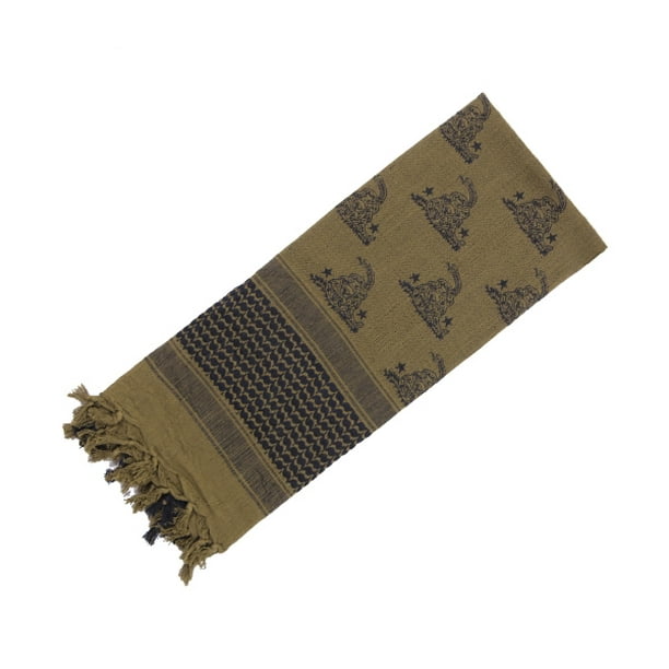 Shemagh Scarf Gadsden Snake Military Arab Tactical Desert Rothco Shemagh Scarf Gadsden Snake Military Arab Tactical Desert Rothco